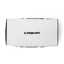 Load image into Gallery viewer, CROHM Duffle bag | White Logo pattern Orange skull