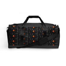 Load image into Gallery viewer, CROHM Duffle bag | Gray Logo pattern Orange skull