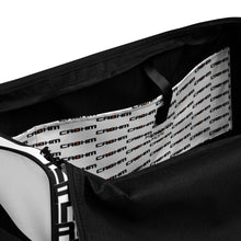 Load image into Gallery viewer, CROHM Duffle bag | White Logo pattern Orange skull