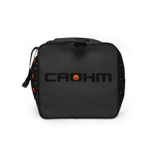 Load image into Gallery viewer, CROHM Duffle bag | Gray Logo pattern Orange skull