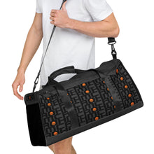 Load image into Gallery viewer, CROHM Duffle bag | Gray Logo pattern Orange skull
