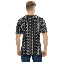 Load image into Gallery viewer, CROHM Men's T-shirt | Silver Logo pattern Open skull
