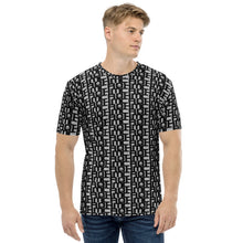 Load image into Gallery viewer, CROHM Men's T-shirt | Silver Logo pattern Open skull