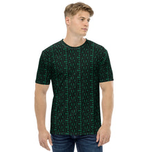 Load image into Gallery viewer, CROHM Men's T-shirt | Racing Green Logo pattern Open skull