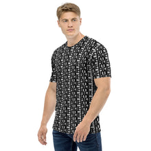 Load image into Gallery viewer, CROHM Men's T-shirt | Silver Logo pattern Open skull