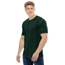Load image into Gallery viewer, CROHM Men's T-shirt | Racing Green Logo pattern Open skull