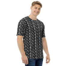 Load image into Gallery viewer, CROHM Men's T-shirt | Silver Logo pattern Open skull