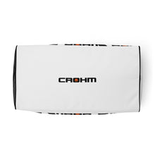 Load image into Gallery viewer, CROHM Duffle bag | White Logo pattern Orange skull
