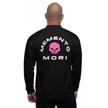 Load image into Gallery viewer, CROHM | Bomber Jacket Black Pink skull MEMENTO MORI
