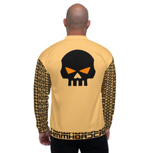 Load image into Gallery viewer, CROHM | Bomber Jacket | Orange Logo pattern on sleeves
