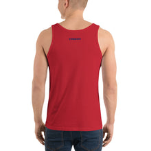 Load image into Gallery viewer, CROHM | Tank Top Big Blue skull Red eyes | Two colors
