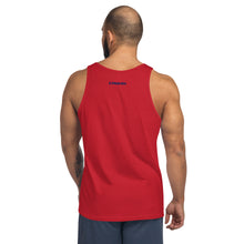 Load image into Gallery viewer, CROHM | Tank Top Big Blue skull Red eyes | Two colors
