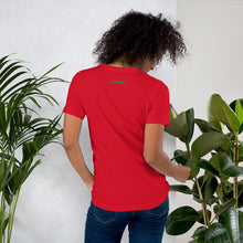 Load image into Gallery viewer, CROHM | T-shirt BIG GREEN SKULL RED EYES | Three colors
