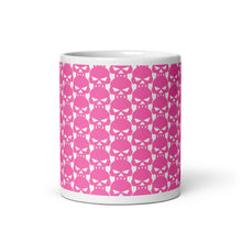 Load image into Gallery viewer, CROHM | Mug Pink skulls pattern
