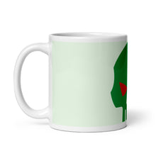 Load image into Gallery viewer, CROHM | Mug  Green skull Red eyes
