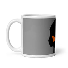 Load image into Gallery viewer, CROHM | Mug Black skull Orange eyes
