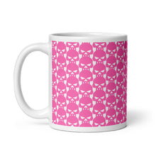 Load image into Gallery viewer, CROHM | Mug Pink skulls pattern
