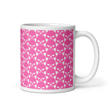 Load image into Gallery viewer, CROHM | Mug Pink skulls pattern
