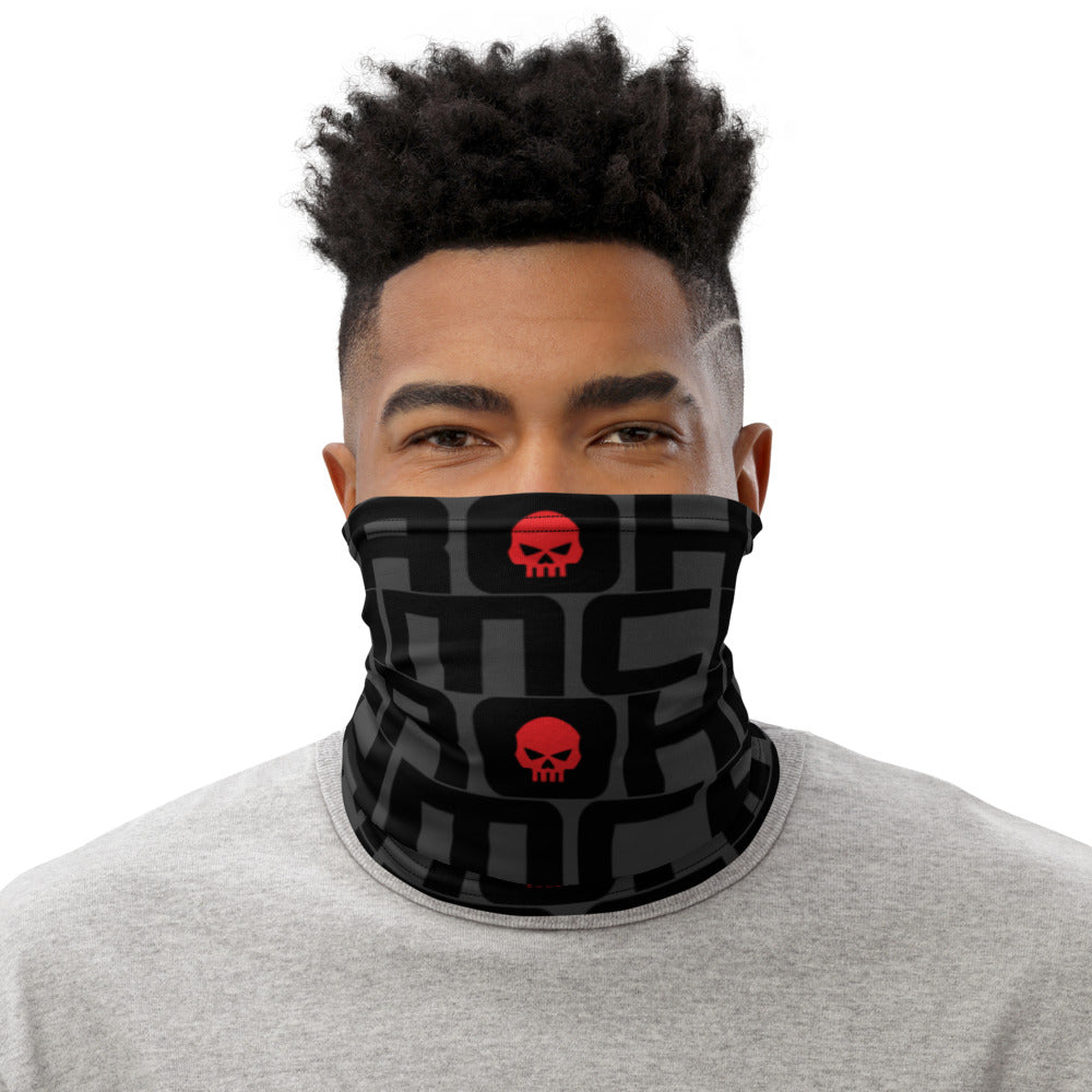 CROHM | Bandana Logo pattern Red skull