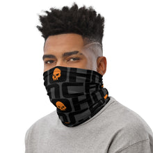 Load image into Gallery viewer, CROHM | Bandana Logo pattern Orange skull
