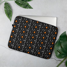 Load image into Gallery viewer, CROHM | Laptop Sleeve Logo pattern Orange skull
