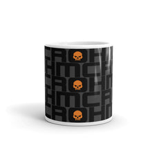 Load image into Gallery viewer, CROHM |  Mug Logo pattern Orange skull
